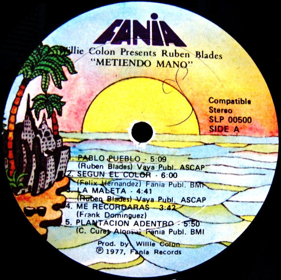 Willie Colon* Presents Ruben Blades : Metiendo Mano! (LP, Album)