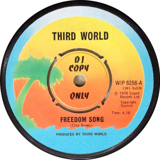 Third World : Freedom Song / Railroad Track (7", Promo)