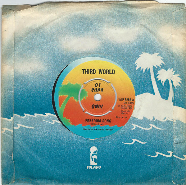 Third World : Freedom Song / Railroad Track (7", Promo)