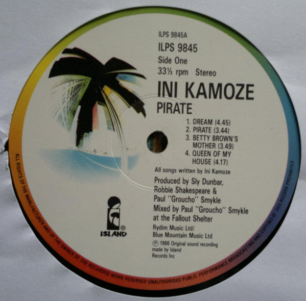 Ini Kamoze : Pirate (LP, Album)