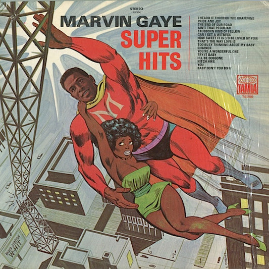 Marvin Gaye : Super Hits (LP, Comp, Ind)