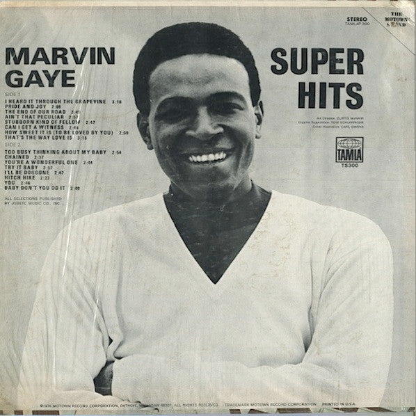 Marvin Gaye : Super Hits (LP, Comp, Ind)