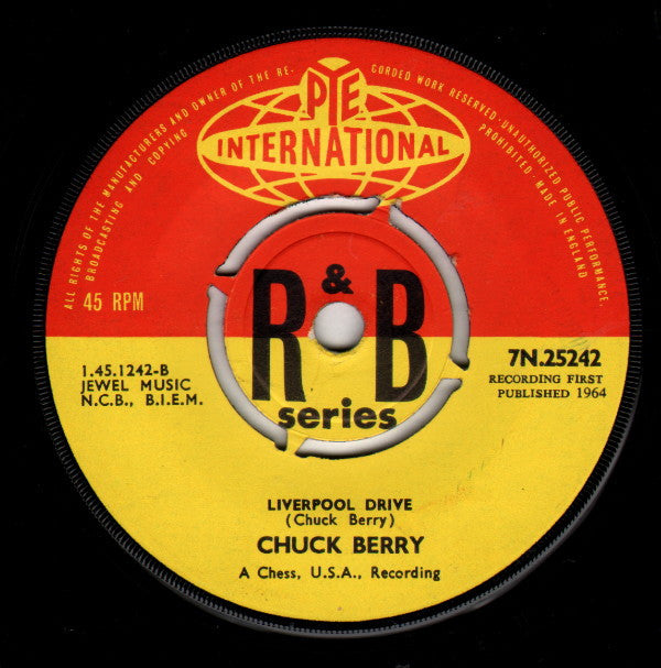 Chuck Berry : No Particular Place To Go (7", Single, Kno)