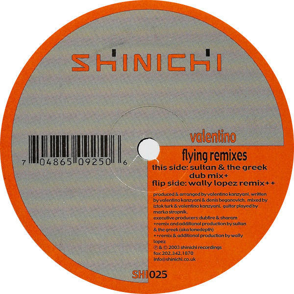 Valentino* : Flying (Remixes) (2x12")