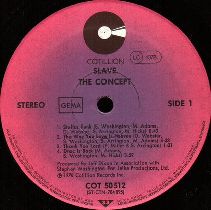 Slave : The Concept (LP, Album)