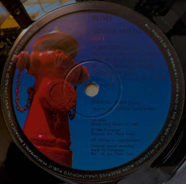 Rush : Signals (LP, Album)