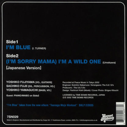 The 5.6.7.8's : I'm Blue (7", Single)