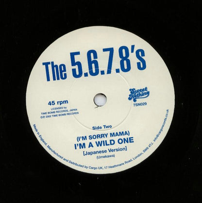 The 5.6.7.8's : I'm Blue (7", Single)