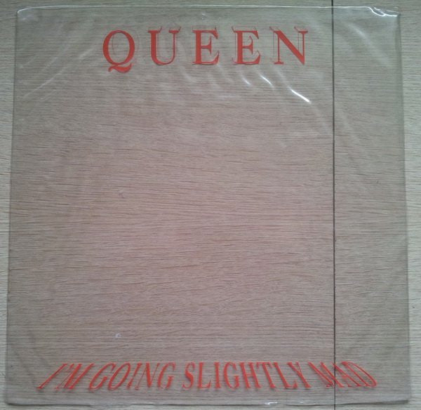 Queen : I'm Going Slightly Mad (7", Shape, Single, Pic)