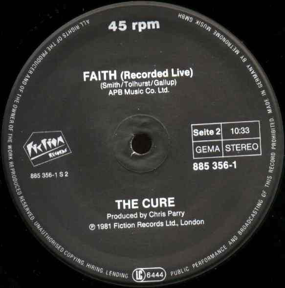 The Cure : Charlotte Sometimes (12", Maxi, RE)