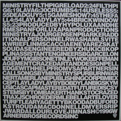 Ministry : Filth Pig (LP, Album)