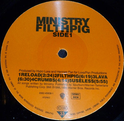 Ministry : Filth Pig (LP, Album)