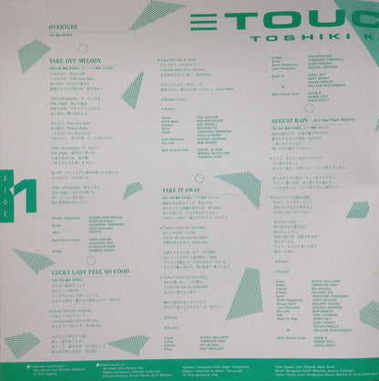 Toshiki Kadomatsu = 角松敏生* : Touch And Go (LP, Album)