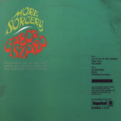 Gabor Szabo : More Sorcery (LP, Album, Gat)