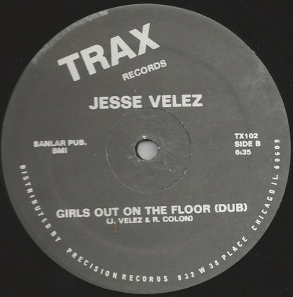 Jesse Velez : Girls Out On The Floor (12", Bla)