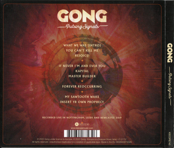 Gong : Pulsing Signals  (2xCD, Album)