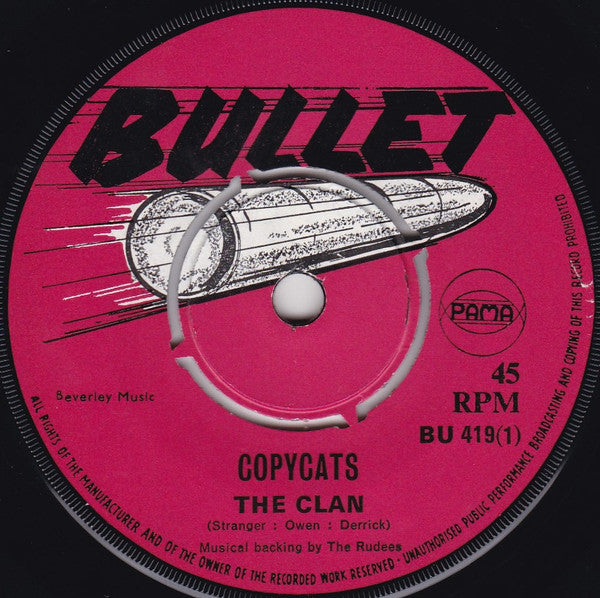 The Clan (5) / Bunny Lee Allstars* : Copycats / Hot Lead (7", Single, Pus)