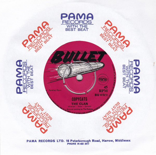 The Clan (5) / Bunny Lee Allstars* : Copycats / Hot Lead (7", Single, Pus)