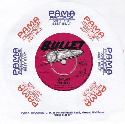 The Clan (5) / Bunny Lee Allstars* : Copycats / Hot Lead (7", Single, Pus)
