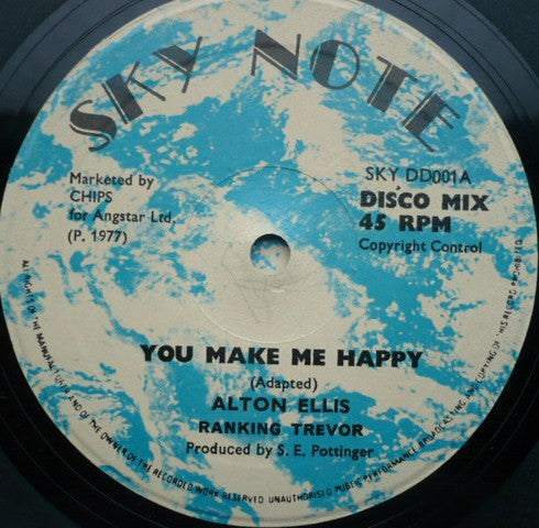 Alton Ellis & Ranking Trevor : You Make Me Happy (12")