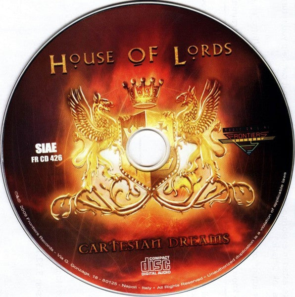House Of Lords (2) : Cartesian Dreams (CD, Album)
