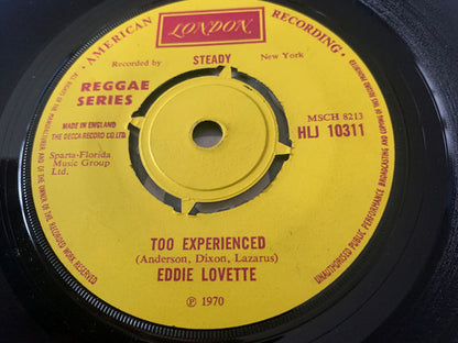 Eddie Lovette : Too Experienced  (7")