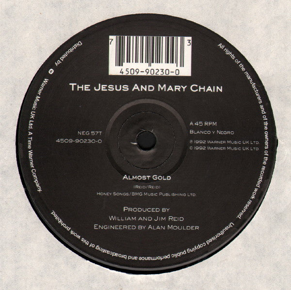 The Jesus And Mary Chain : Almost Gold (12", Single, Ltd)