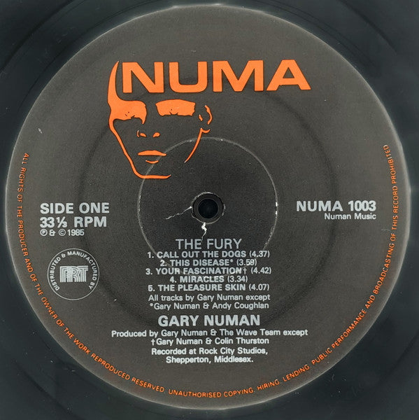 Gary Numan : The Fury (LP, Album)