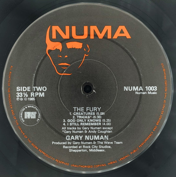 Gary Numan : The Fury (LP, Album)