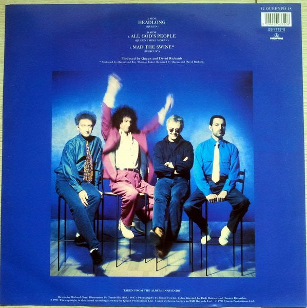 Queen : Headlong (12", Maxi, Pic, Cle)