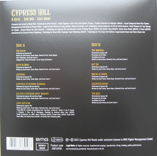 Cypress Hill : Back In Black (LP, Album)