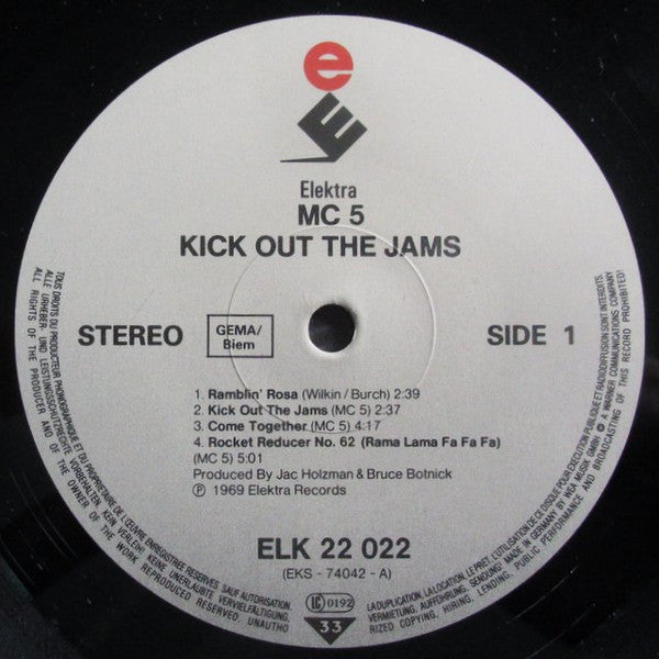 MC5 : Kick Out The Jams (LP, Album, RE)