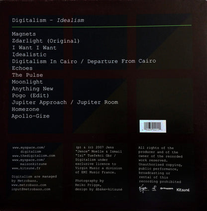 Digitalism : Idealism (2xLP, Album, Gat)
