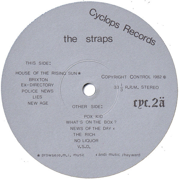 The Straps : The Straps (LP, Album)