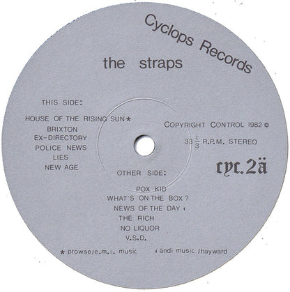 The Straps : The Straps (LP, Album)