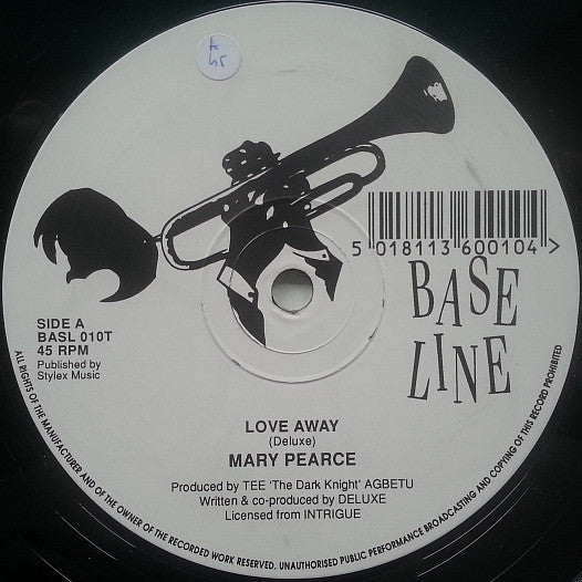 Mary Pearce : Love Away / Over (12")