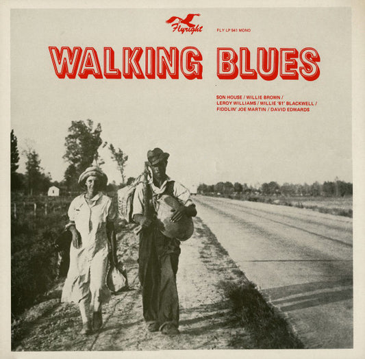 Various : Walking Blues (LP, Album, Mono)