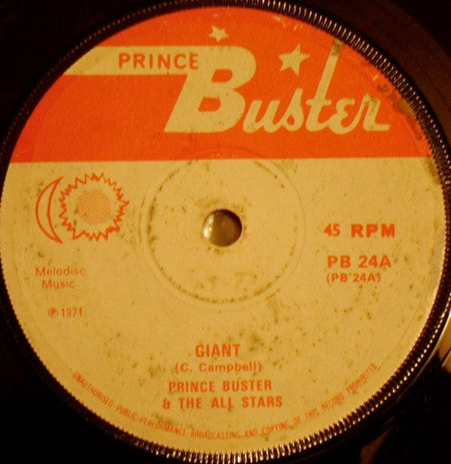 Prince Buster & The All Stars* : Giant (7")