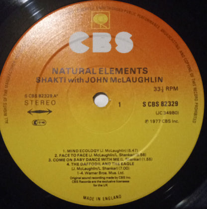 Shakti (2) With John McLaughlin : Natural Elements (LP, Album)