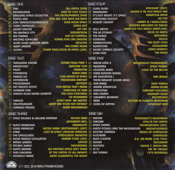 Various : Space Rock: An Interstellar Traveler's Guide (6xCD, Comp + Box, RE, 5.5)