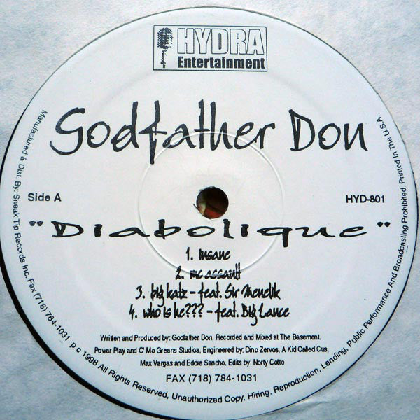 Godfather Don : Diabolique (2xLP, Album)