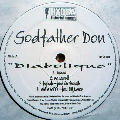 Godfather Don : Diabolique (2xLP, Album)