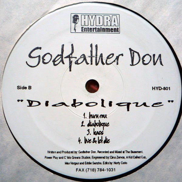 Godfather Don : Diabolique 2xLP, Album (VG+ / VG+) - Dig Vinyl