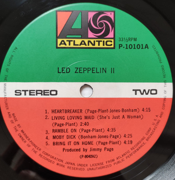 Led Zeppelin = レッド・ツェッペリン* : Led Zeppelin II = レッド・ツェッペリン II (LP, Album, RE, Pri)