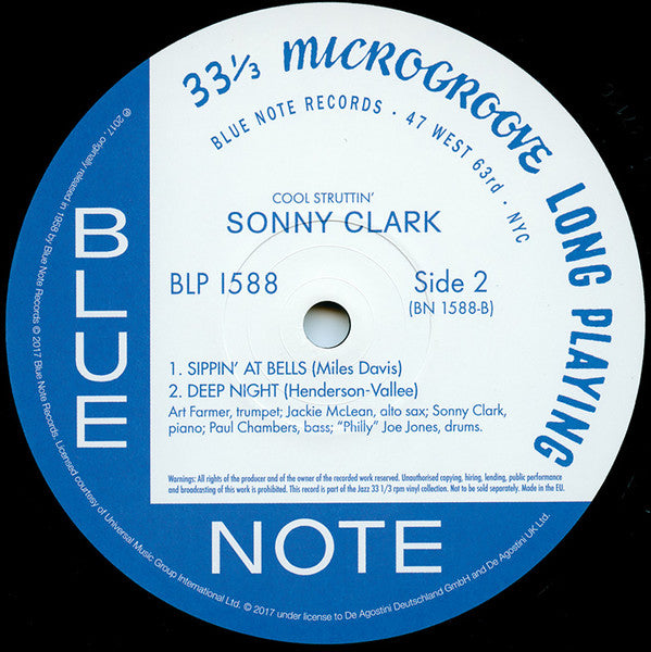 Sonny Clark : Cool Struttin' (LP, Album, RE, 180)