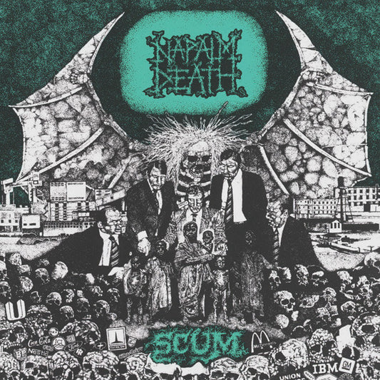 Napalm Death : Scum (LP, Album, RP, Gre)