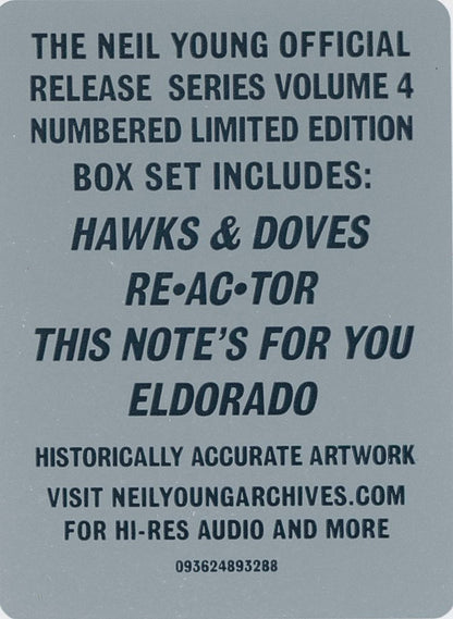 Neil Young : Official Release Series Discs 13, 14, 20 & 21 (HDCD, Album, RE + HDCD, Album, RE + CD, Album, RE )