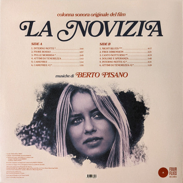 Berto Pisano : La Novizia (LP, Album, Ltd)