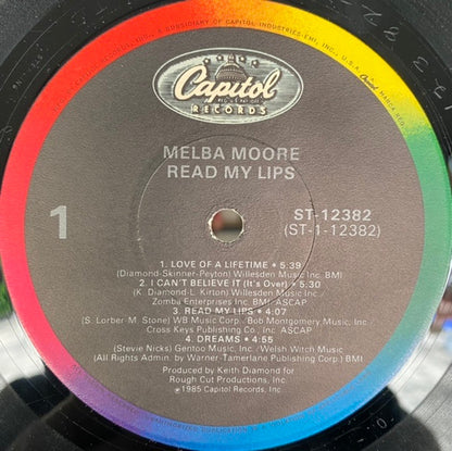 Melba Moore : Read My Lips (LP, Album, Jac)