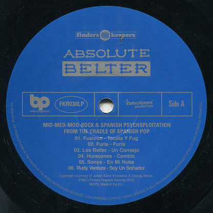 Various : Absolute Belter (2xLP, Comp)